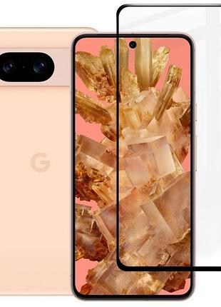 Захисне скло fiji premium для google pixel 8 повне проклеювання anti-static чорний