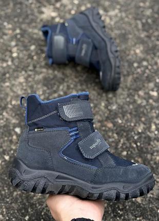 Superfit gore-tex оригинал детские сапоги ботинки размер 32 зимние демисезонные мембранные водонепроницаемые обувь