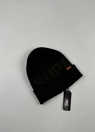 Чоловіча шапка з логотипом superdry 2