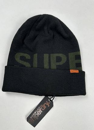 Чоловіча шапка з логотипом superdry 3