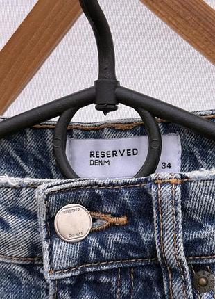 Джинси reserved denim wide leg сині 4