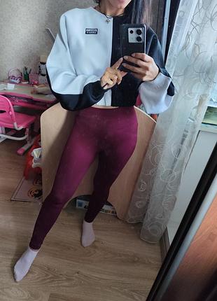 Укорочений кроп світшот adidas 3