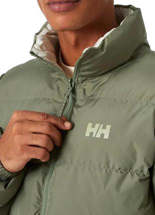 Чоловіча куртка helly hansen двостороння оливкова 2