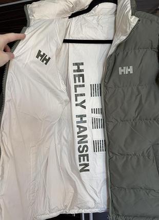 Чоловіча куртка helly hansen двостороння оливкова 6