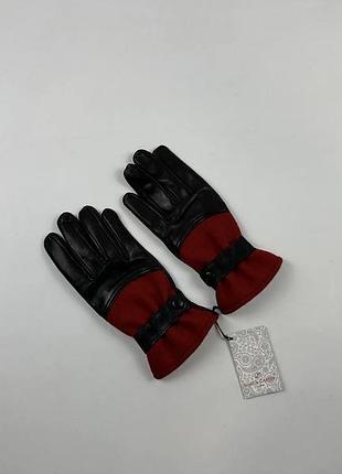 Преміальні шкіряні рукавиці simon carter red coat gloves