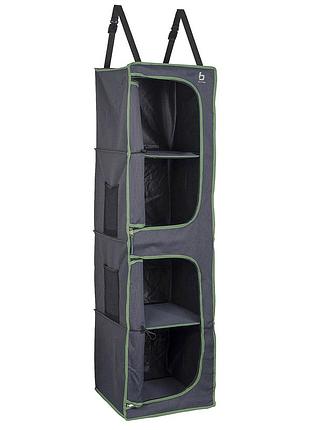 Шафа-органайзер підвісна складана bo-camp 4 compartments 2 doors anthracite (1709380)