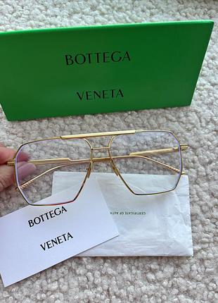 Окуляри bottega veneta авіатори іміджеві з захистом