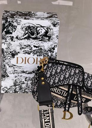 Жіноча сумка saddle bag напис 2