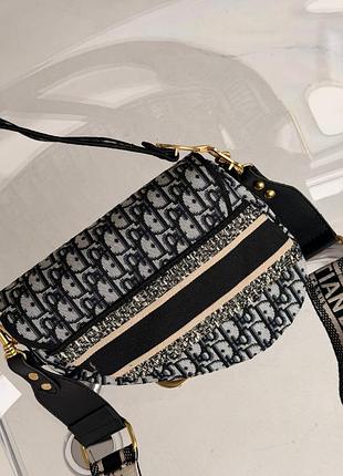Жіноча сумка saddle bag напис 4