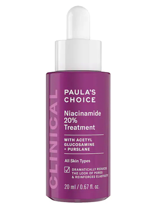 Сироватка для обличчя з 20% ніацинамідом paula's choice niacinamide 20% treatment 20 мл
