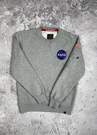 Чоловіче худі alpha industries оригінал світшот alpha industries nasa
