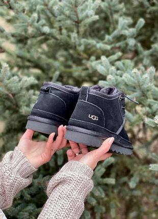 Черевики ugg black замш 6