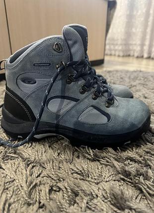 Трекінгові черевики hi-tec waterproof блакитні 38 розмір