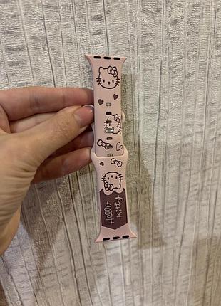 Ремінець ремешок для apple watch 38/40/41 мм hello kitty 2