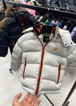 Куртка дитяча hermes чорна