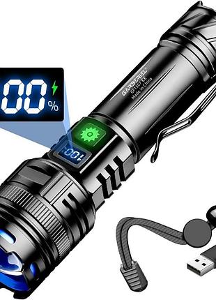 Чрезвычайно яркий аккумуляторный светодиодный фонарик garberiel gf1507
