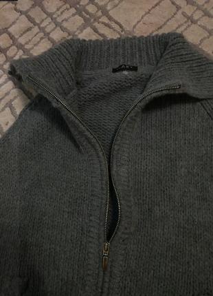 Дуже класна графітна сіра накидка пончо кейп светр