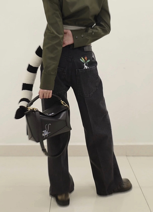 Джинсы loewe x suna fujita wide leg, размер s