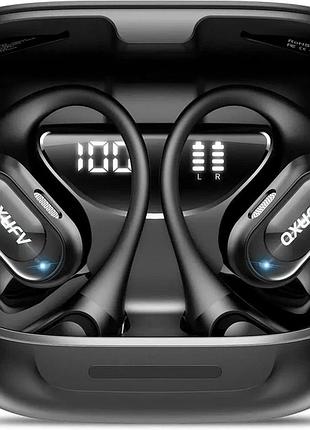 Беспроводные наушники open-ear qxufv qx68 с bluetooth 5.4 и глубоким басом