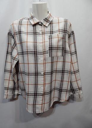 Рубашка фирменная женская фланель vintage shein ukr 44-46, 11-12лет 059tr (только в указанном размере)