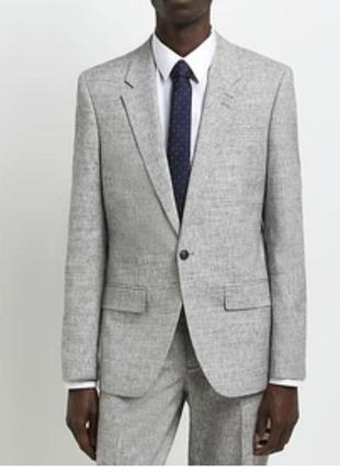 Костюм серый harrison tweed р с 2