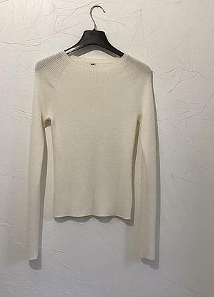 Светр uniqlo меринос молочний розмір s
