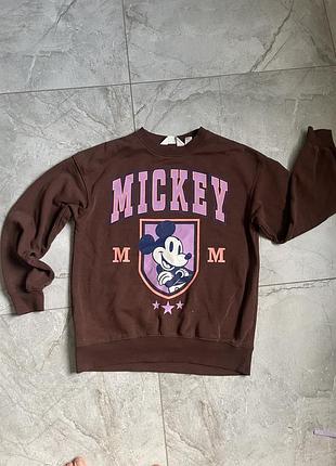 Світшот для підлітків h&m disney коричневий 146-152 см