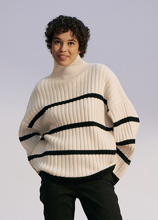 Об'ємний масивний светр h&m mohair wool blend