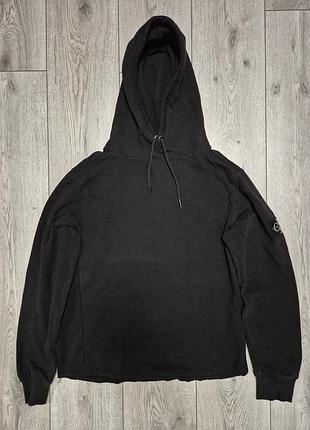 Оригинальное худи calvin klein jeans monogram badge waffle l/s hoodie,s размер