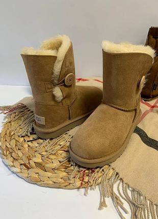 Ugg уггі угги чоботи жіночі сапоги валянки ugg bailey button 1016226