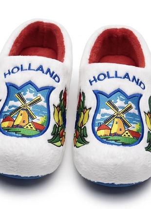 Дитячі кімнатні тапочки holland з ортопедичною підошвою, 16-18 см