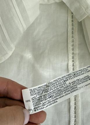 Сорочка zara 100% рамі 7