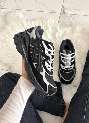 Чоловічі кросівки asics gel-nyc black light grey gore-tex winter fur / smb+ 🔗