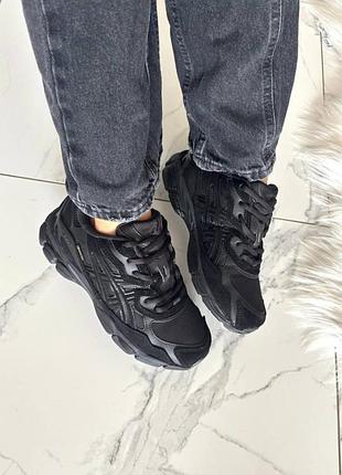 Чоловічі кросівки asics gel-nyc black winter fur / smb+ 🔗