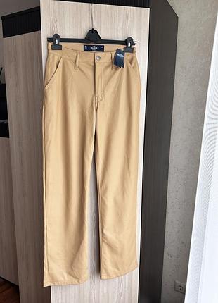 Штани брюки з еко шкіри hollister
