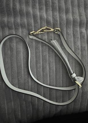 Новий оригінальний ремінь для сумки michael kors (шкіра saffiano, золото)