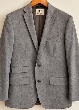 Чоловічий піджак hackett mayfair із тканини loro piana — вовна та кашемір, 52l