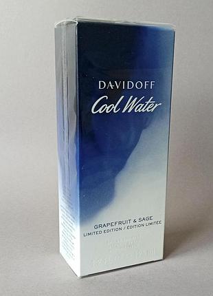 Davidoff cool water grapefruit & sage 125 мл для мужчин (оригинал)