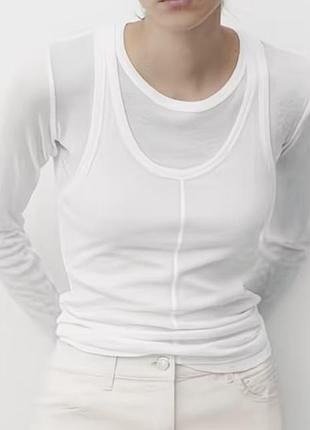 Новий лонгслів жіночий massimo dutti , s-m