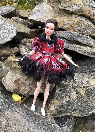 Одяг для ляльки барбі, сукня з міні маус. плаття для ляльок barbie