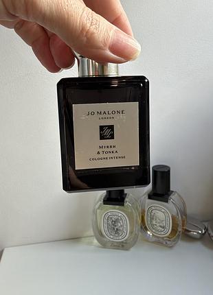 Парфуми jo malone myrrh & tonka cologne intense  нішевий аромат ☝️ відправка здійснюється після повної оплати на карту.