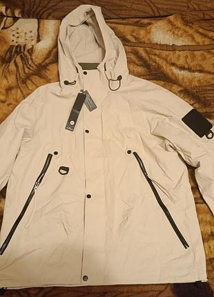 Вітрівка чоловіча stone island бежева xxl