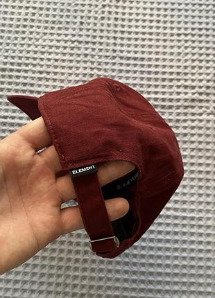 Кепка element вишнева,one size 2