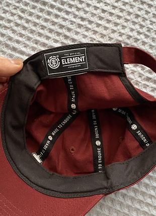 Кепка element вишнева,one size 3