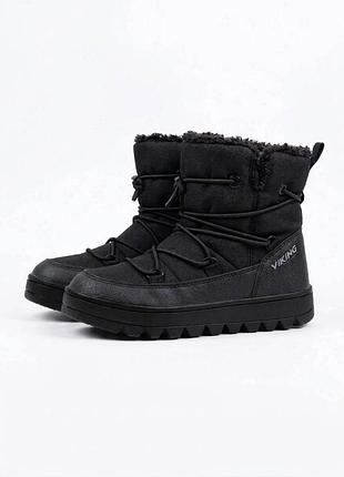 Дитячі зимові черевики viking snofnugg mid gtx чорні