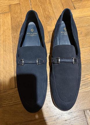 Чоловічі замшеві лофери howick tailored, розмір 44-44,5