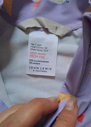 Купальник детский (комбинезон) john lewis 4