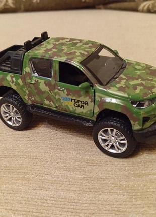 Іграшкова машинка - військовий пікап герой car