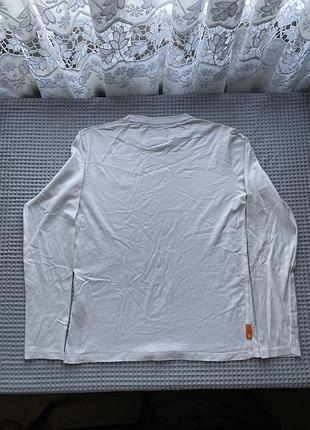 Білий лонгслів superdry,розмір м 3