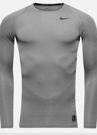 Nike pro чоловічій компресійний реглан (s)